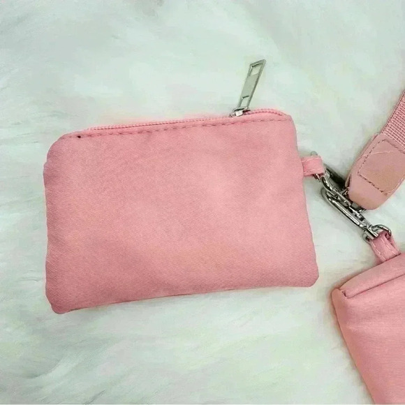 Pink Dream Bundle Dual Power pouch Wristlet w/ Pink Floral Band for Apple Watch - Picture 3 of 10